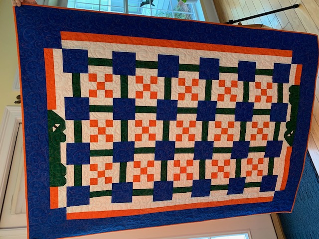 Charlotte's Swamp Pandemonium, by Terri Smith (Quilted by Marianne Crowley)