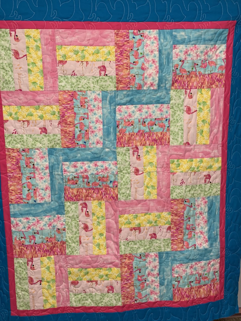 Flamingo Dance SHP Quilt by Julie Fredrickson
