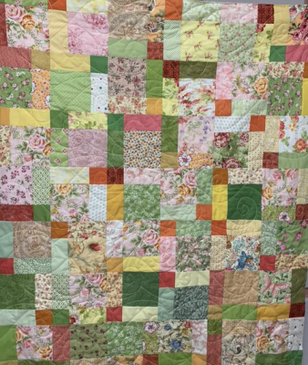 Multi Blocks Banded SHP Quilt by Julie Fredrickson